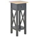 Beistelltisch Schwarz 27 x 27 x 65,5 cm Holz