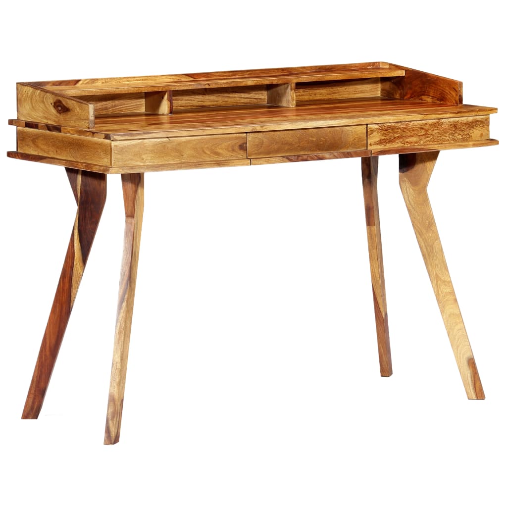 Schreibtisch 115 x 50 x 85 cm Massivholz Akazie