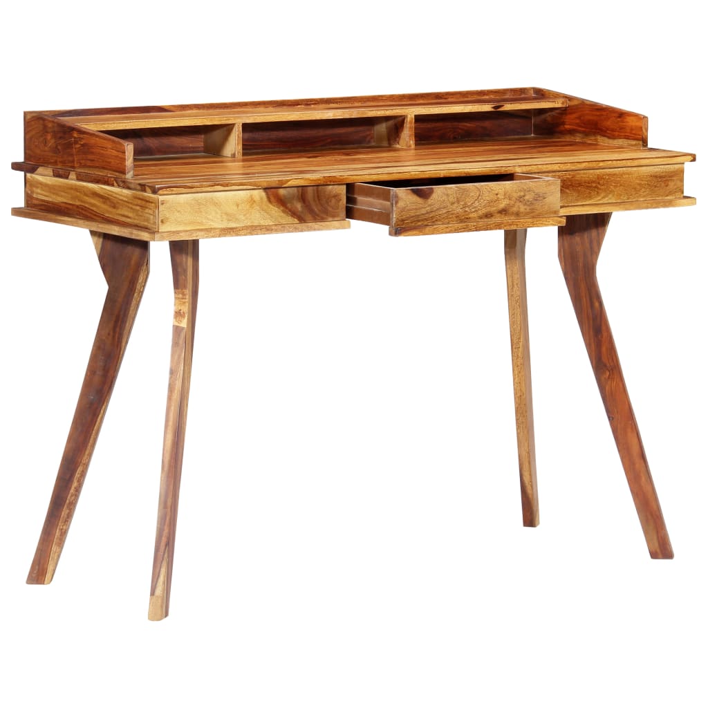 Schreibtisch 115 x 50 x 85 cm Massivholz Akazie