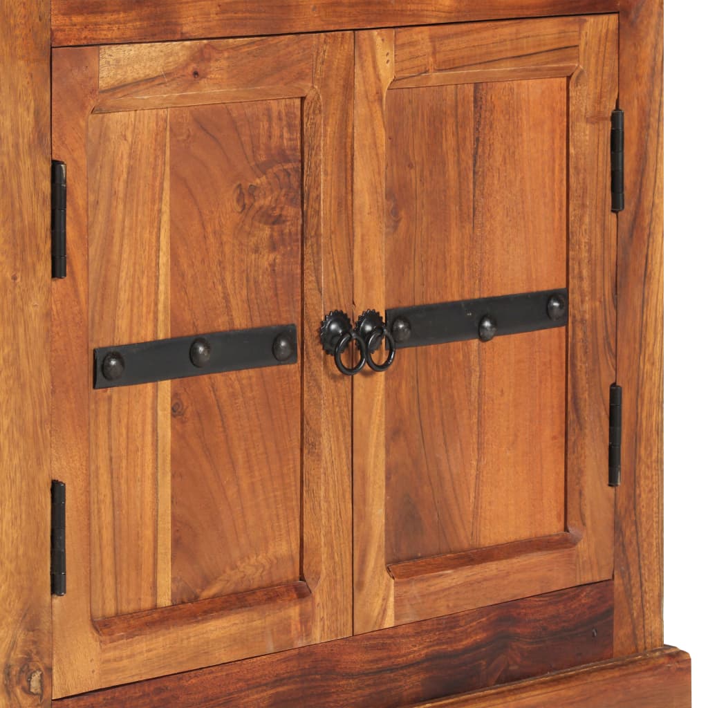Sideboard 63x30x75 cm Massivholz Akazie