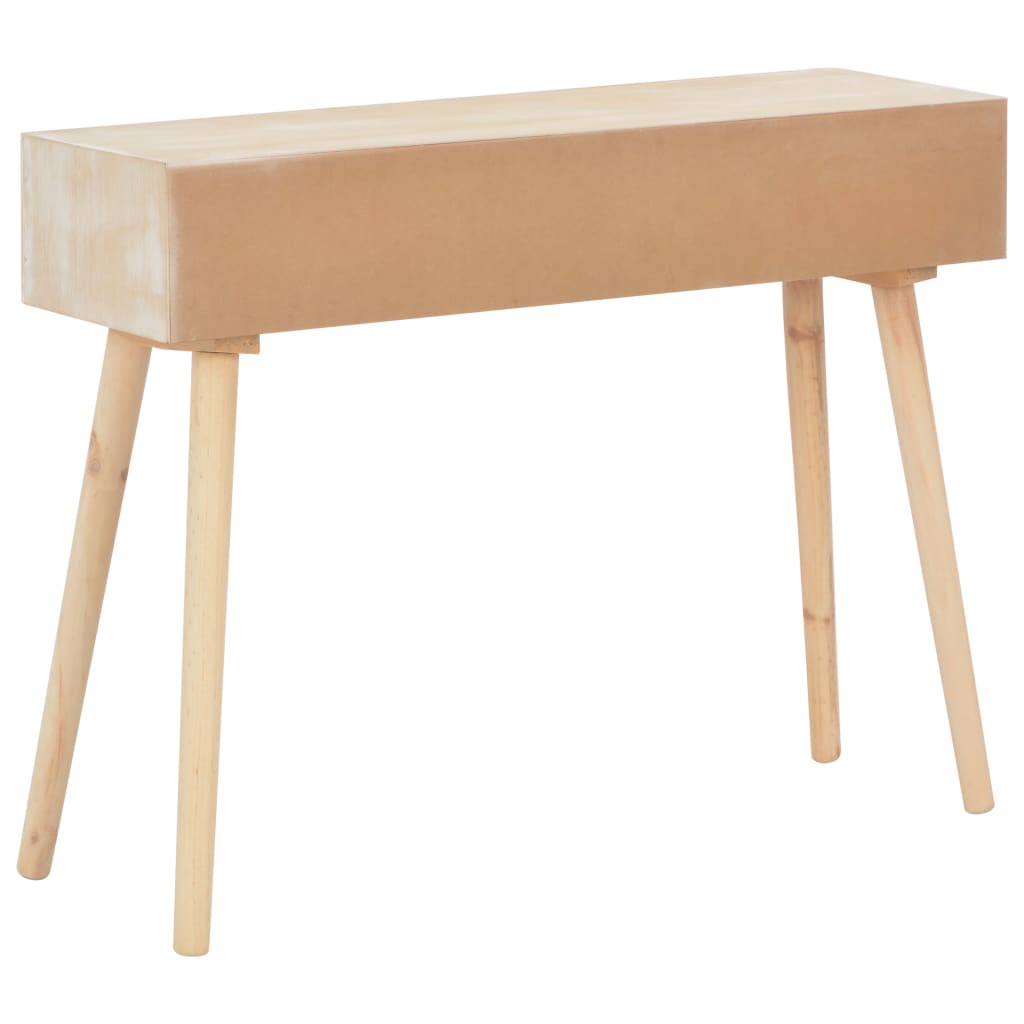 Konsolentisch mit 3 Schubladen 100x30x73 cm Massivholz Kiefer