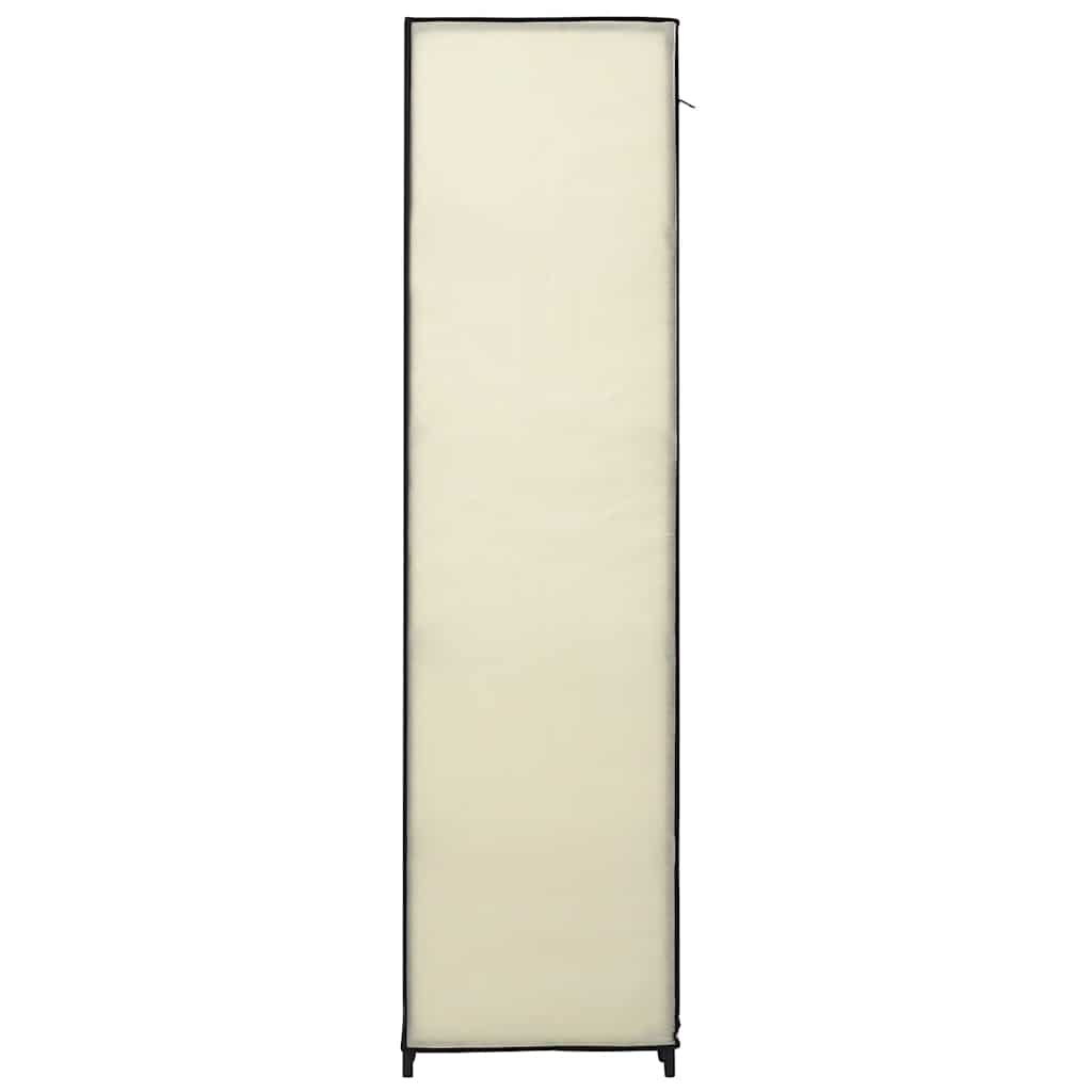 Faltschränke 2 Stk. Creme 110x45x175 cm Stoff