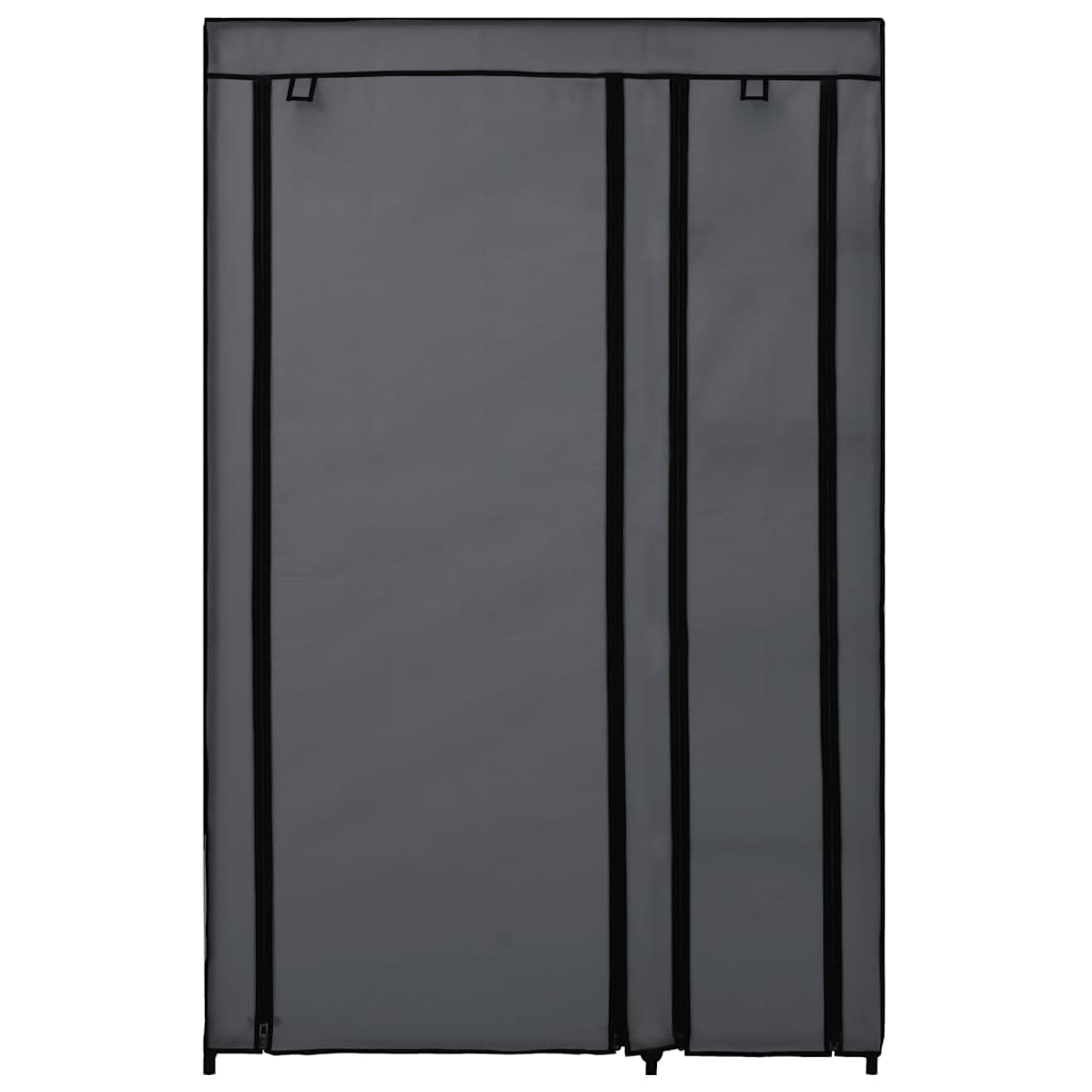 Faltschränke 2 Stk. Grau 110x45x175 cm Stoff