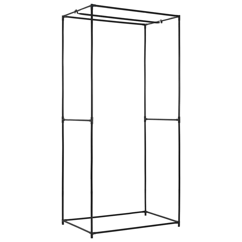 Kleiderschrank Creme 75×50×160 cm