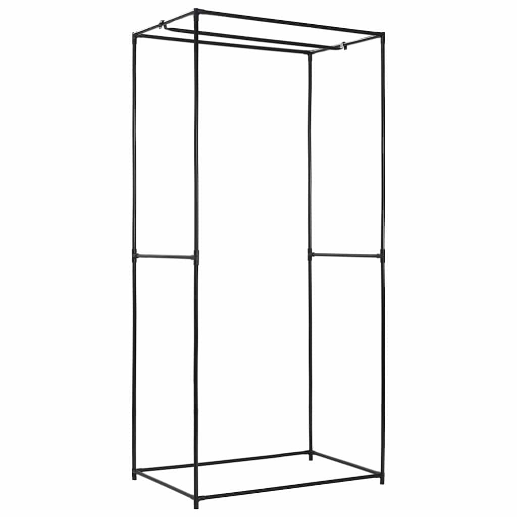 Kleiderschränke 2 Stk. Creme 75×50×160 cm
