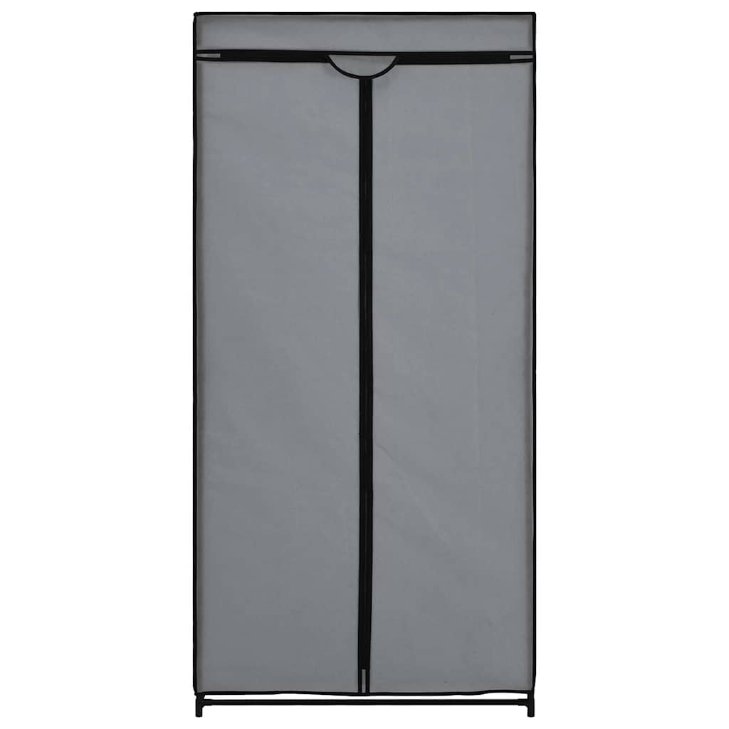 Kleiderschränke 2 Stk. Grau 75×50×160 cm