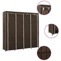 Kleiderschrank mit 4 Fächern Braun 175 x 45 x 170 cm