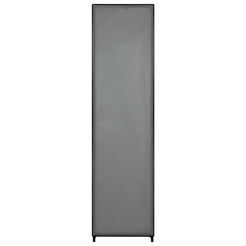 Kleiderschrank mit 4 Fächern Grau 175 x 45 x 170 cm