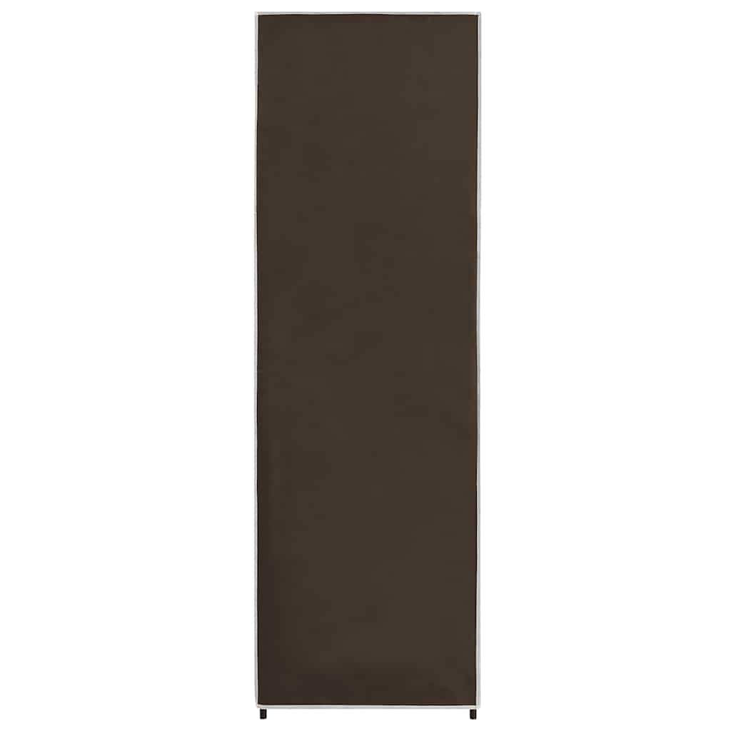 Kleiderschrank Braun 87 x 49 x 159 cm Stoff