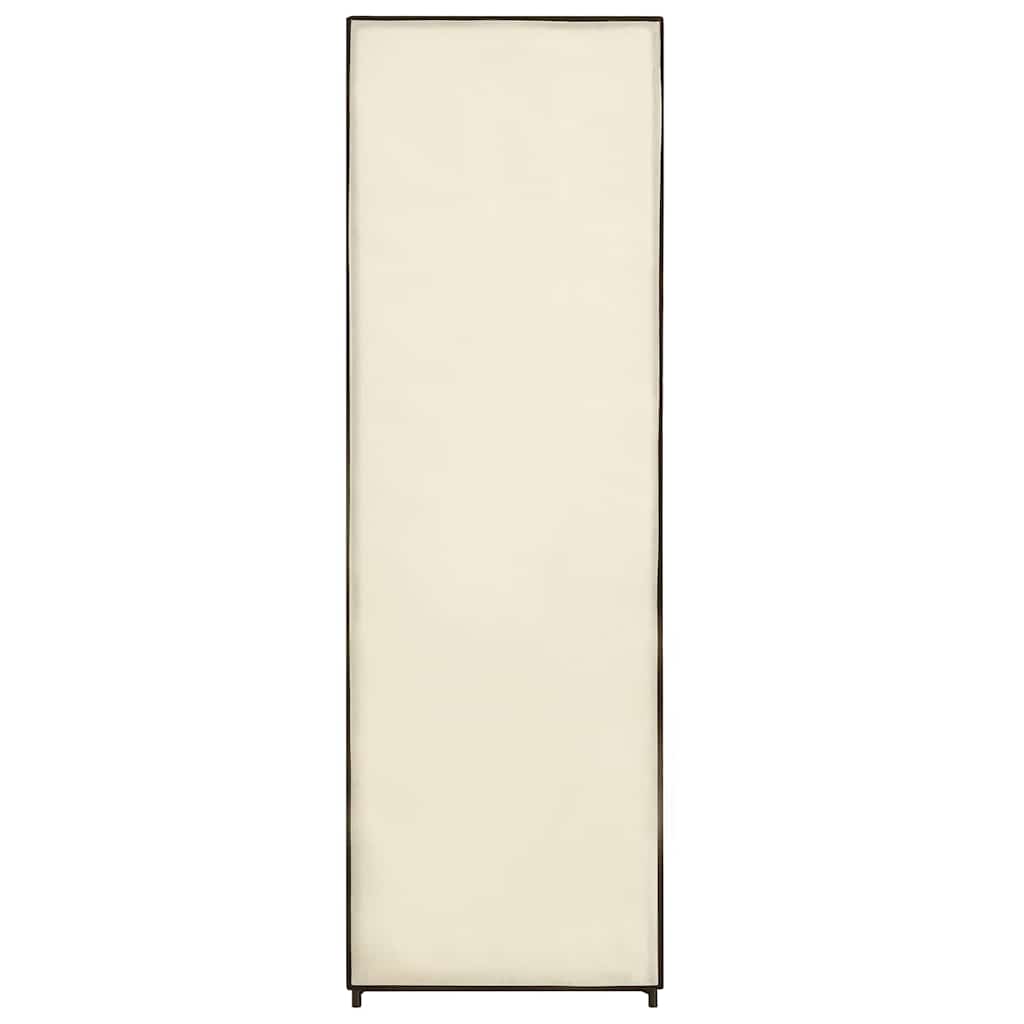 Kleiderschrank Creme 87 x 49 x 159 cm Stoff