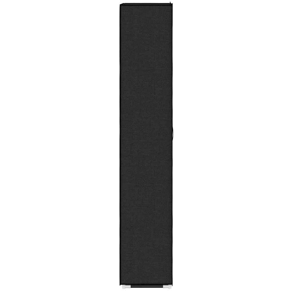 Schuhschrank Schwarz 60x30x166 cm Stoff