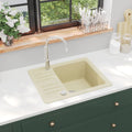 Granitspüle Einzelbecken Beige