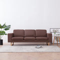 3-Sitzer-Sofa Stoff Braun