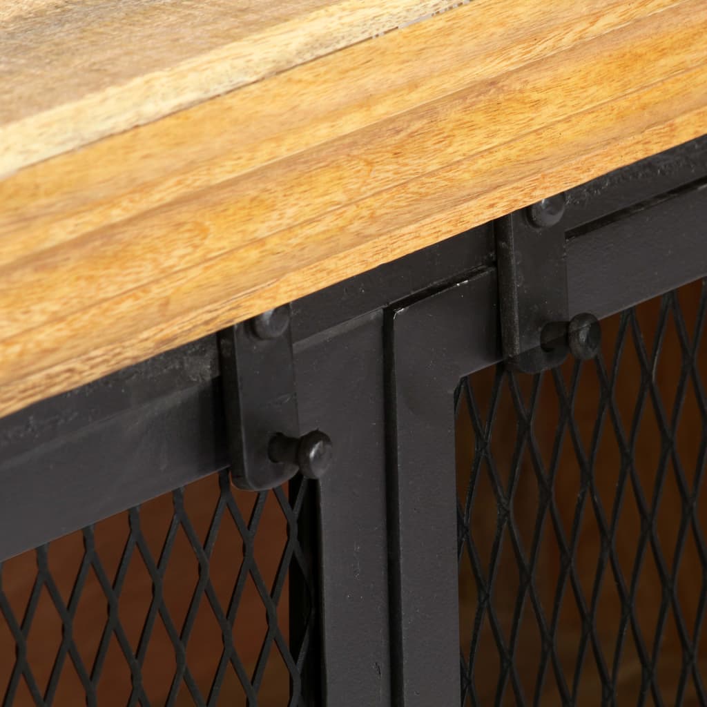 Sideboard 150x40x75 cm Massivholz Mango