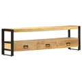 TV-Schrank 150 x 30 x 45 cm Massivholz Mango