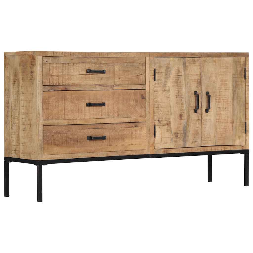 Sideboard 140x35x75 cm Massivholz Mango