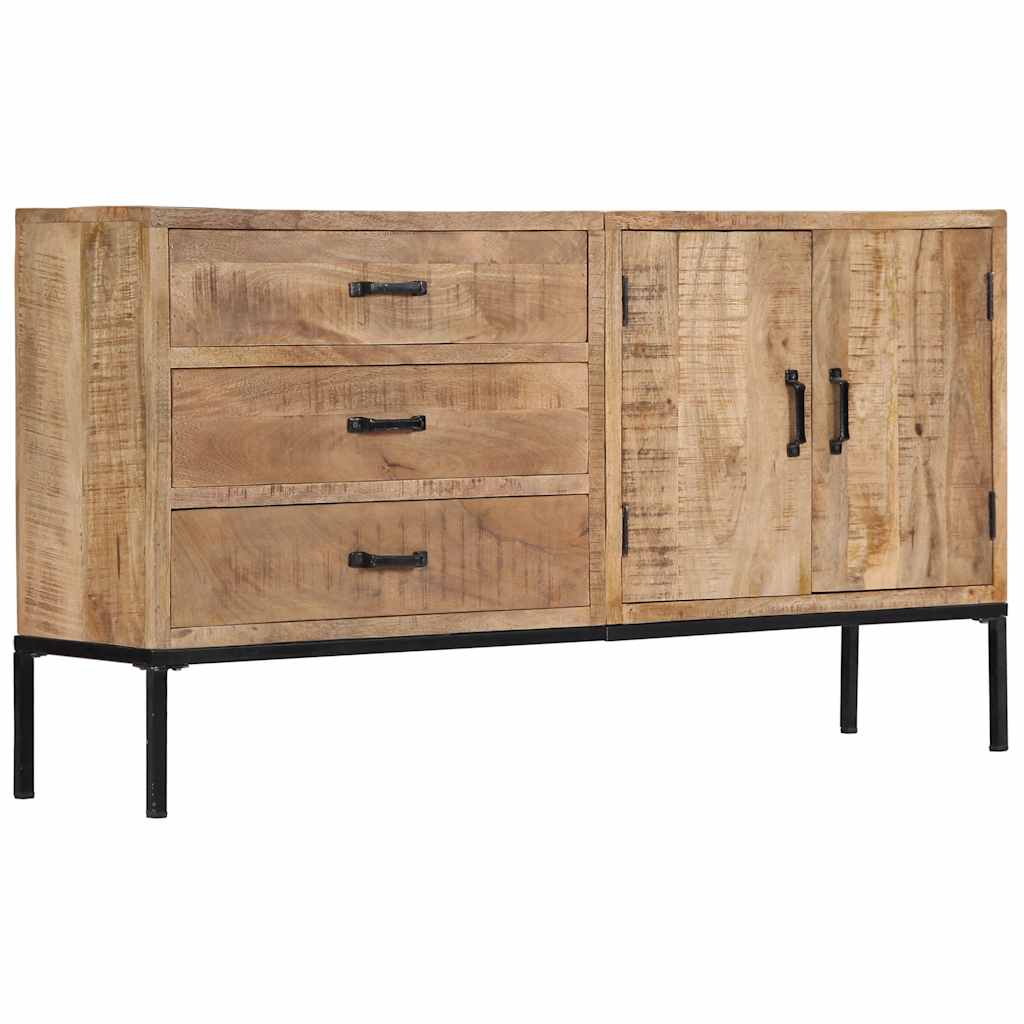 Sideboard 140x35x75 cm Massivholz Mango