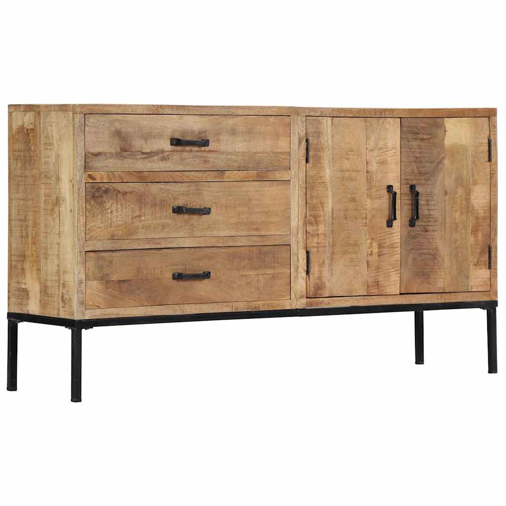 Sideboard 140x35x75 cm Massivholz Mango