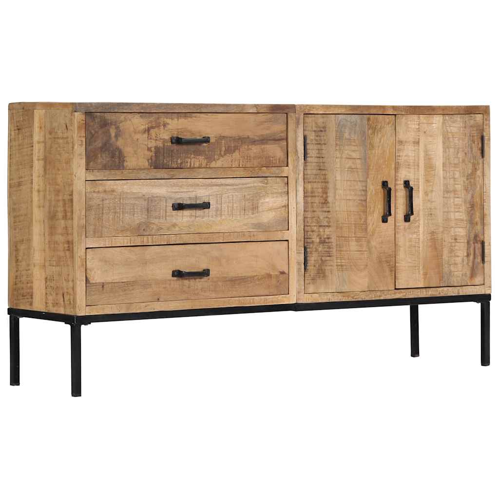 Sideboard 140x35x75 cm Massivholz Mango