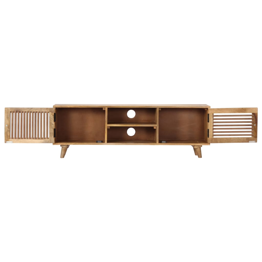 TV-Schrank 120x30x40 cm Massivholz Mango