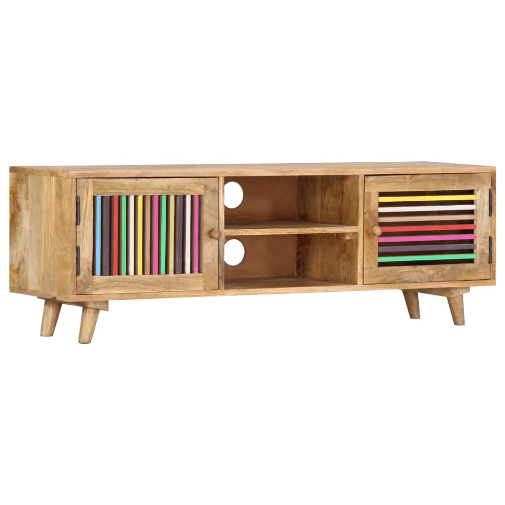TV-Schrank 120x30x40 cm Massivholz Mango