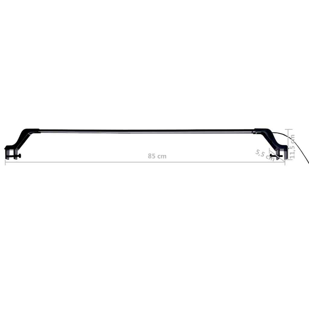 LED-Aquariumleuchte mit Klemmen 90-105 cm Blau und Weiß