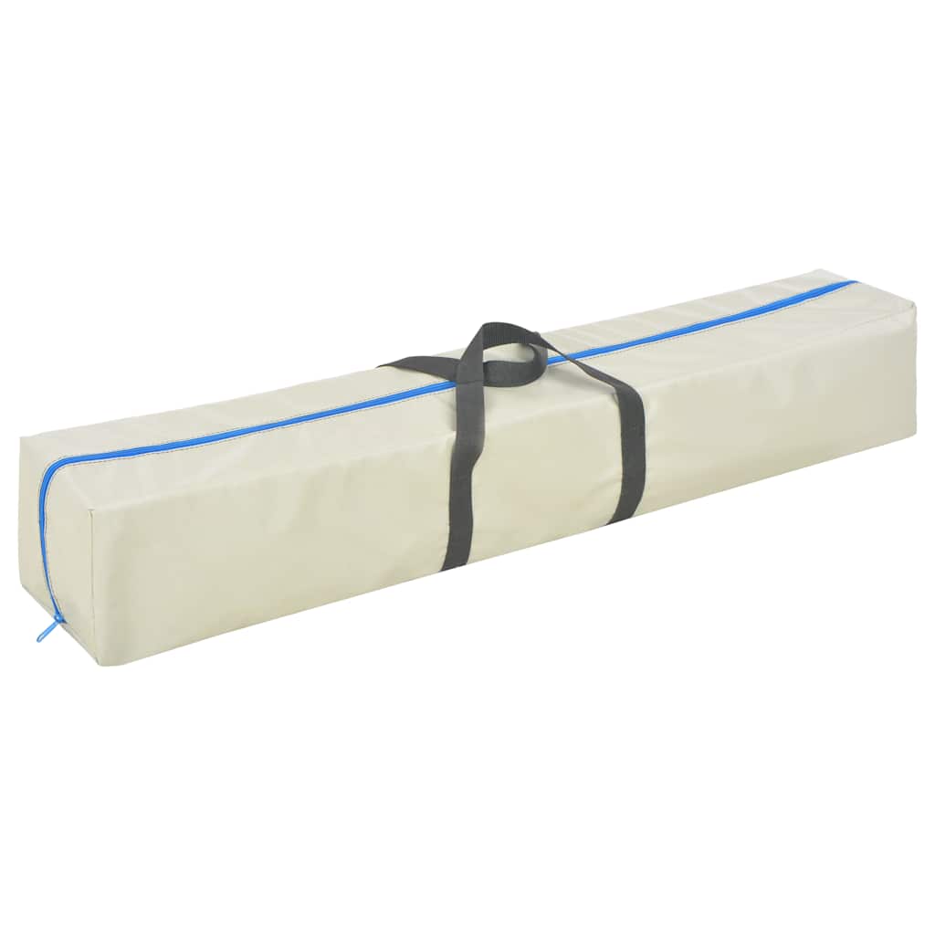 Aufblasbare Gymnastikmatte mit Pumpe 700x100x10 cm PVC Grün