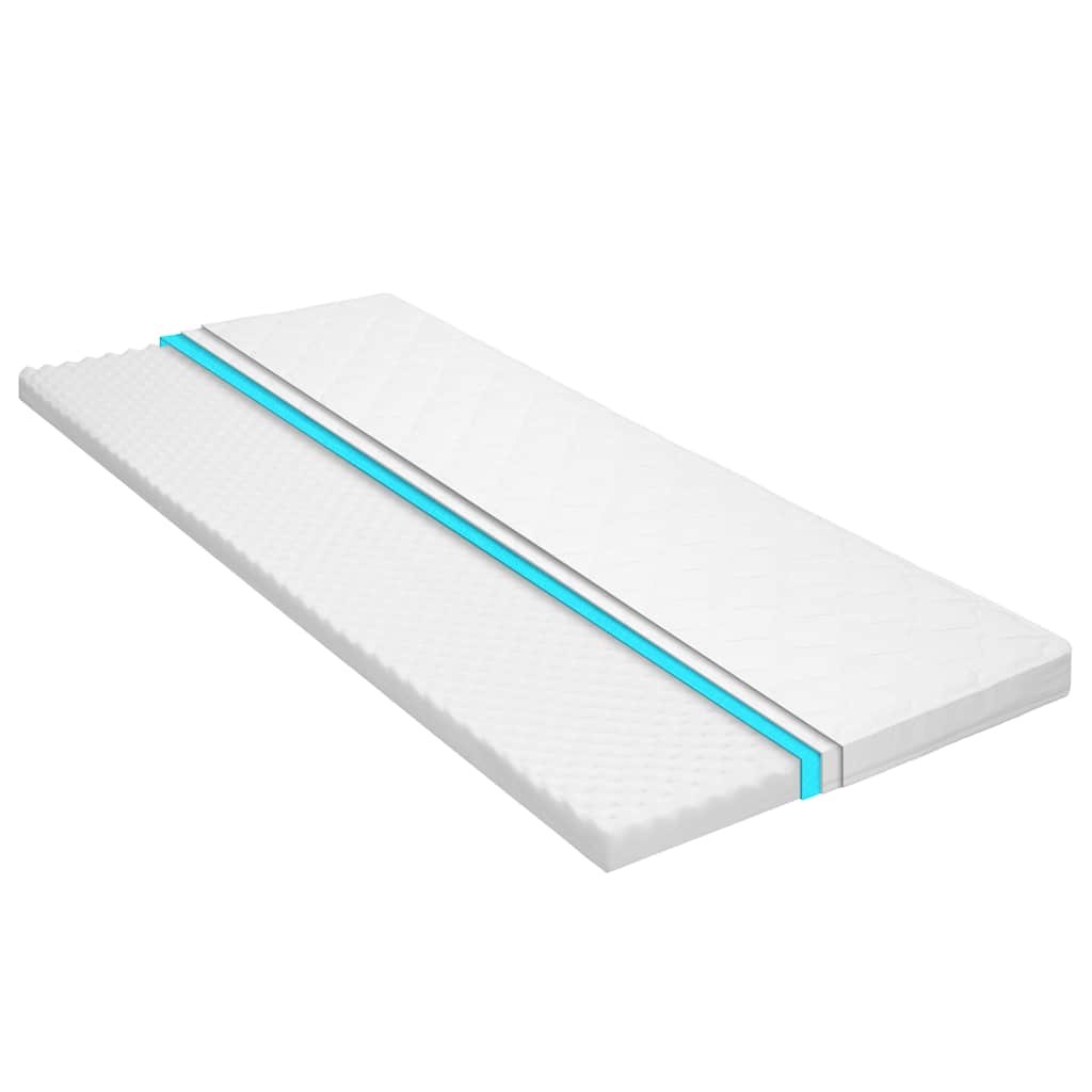 Matratzenauflage 80 x 200 cm Kaltschaum Ei-Profil 6 cm