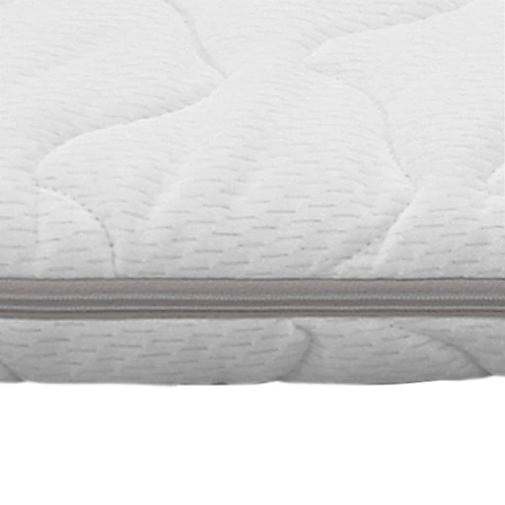 Matratzenauflage 80 x 200 cm viskoelastischer Memory-Schaum 6cm