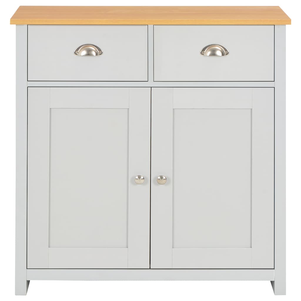 Sideboard Grau vidaXL Sideboard Grau 79 x 35 x 81 cm