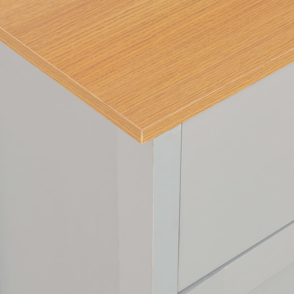 Sideboard Grau 112x35x81 cm
