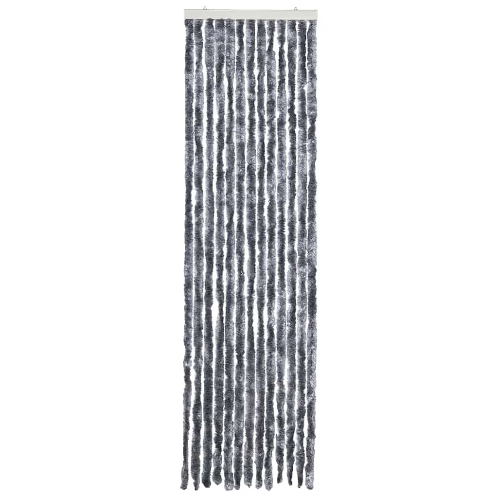 Insektenschutz-Vorhang Silbern 56x185 cm Chenille