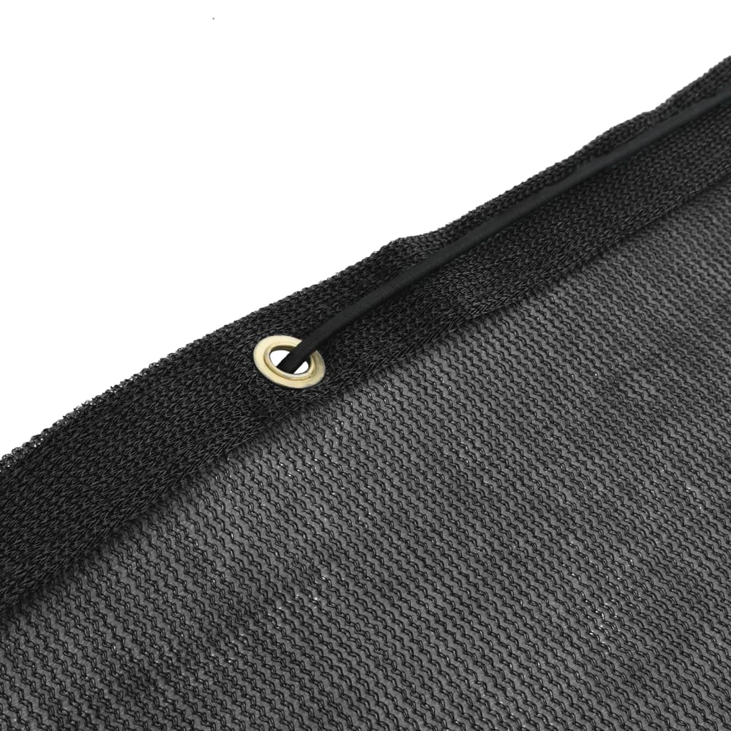 Anhängernetz HDPE 2,5x4,5 m Schwarz
