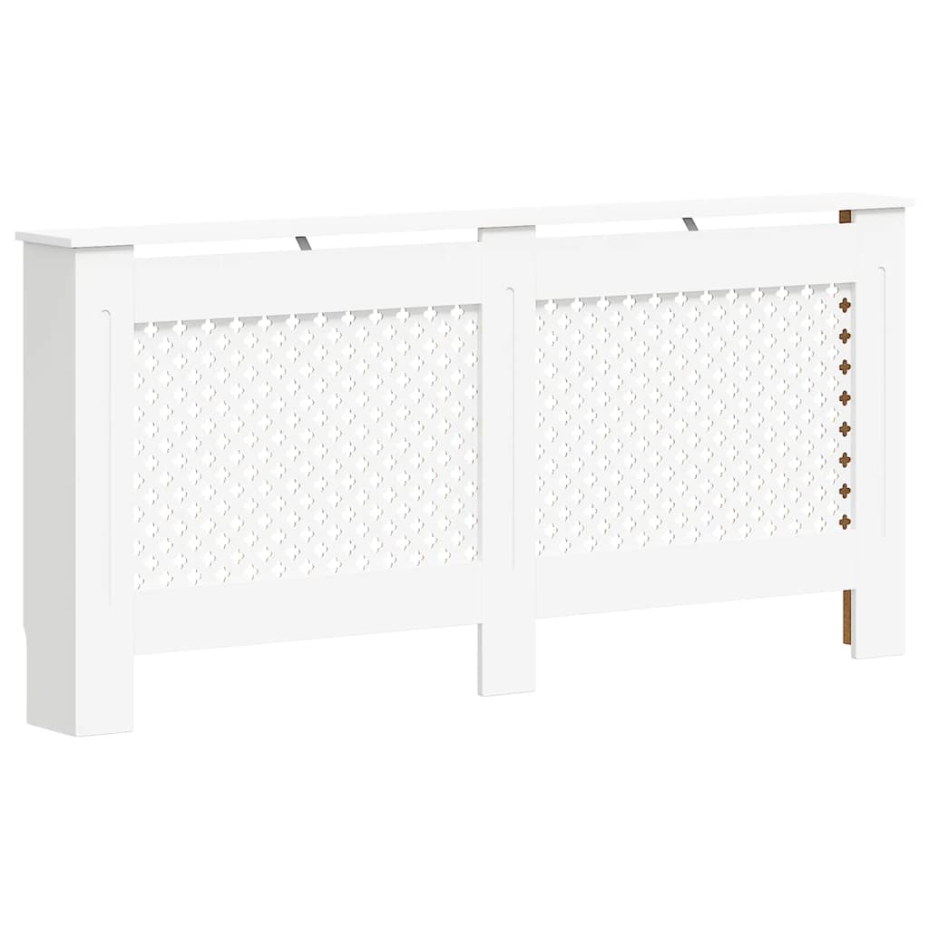 Heizkörperabdeckung Weiß 172×19×81,5 cm MDF