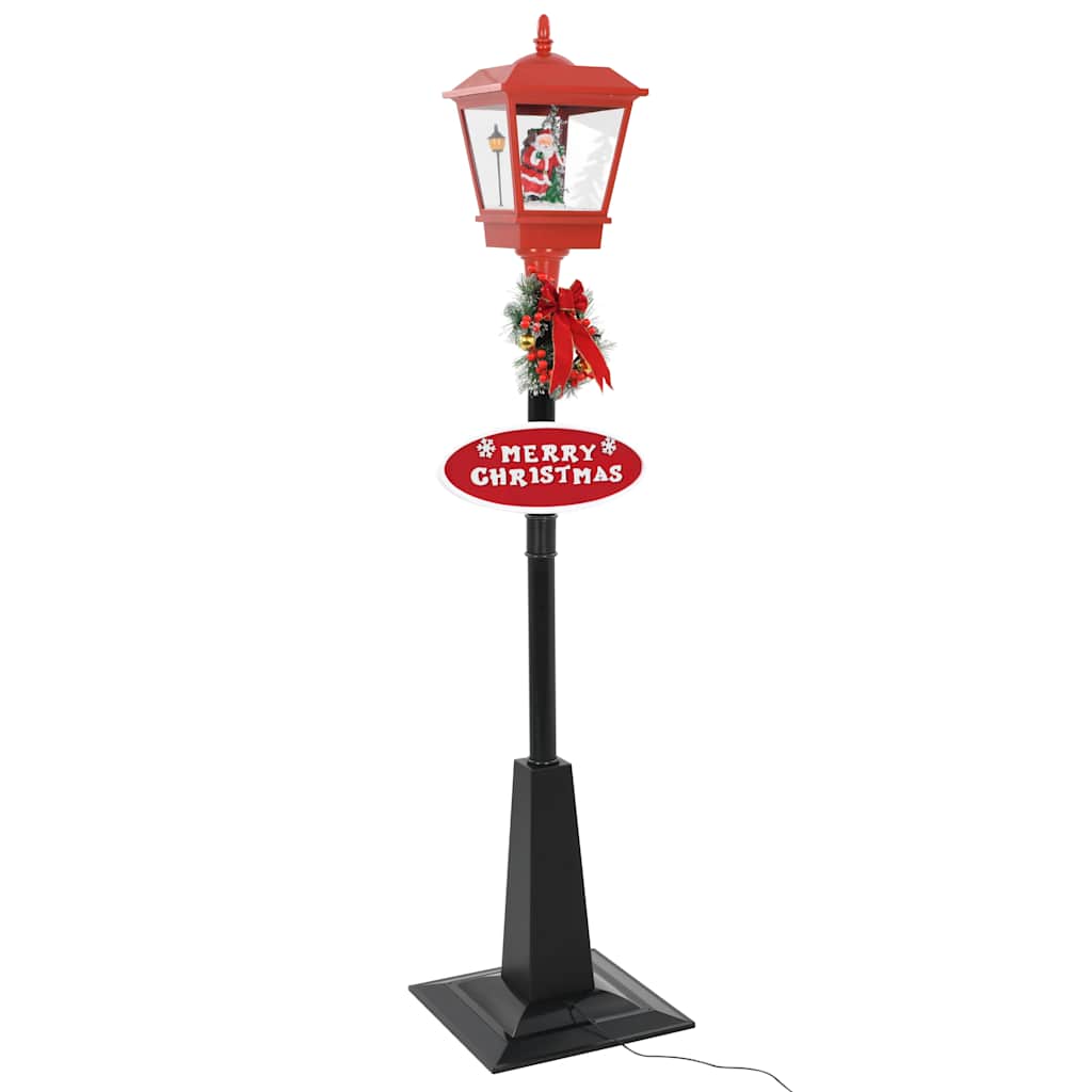 Weihnachts-Straßenlampe mit Weihnachtsmann 180 cm LED