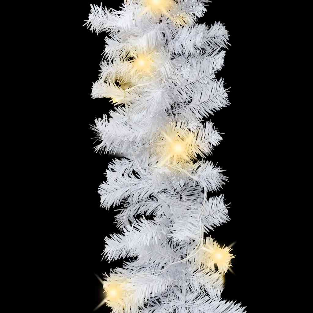 Weihnachtsgirlande mit LED-Lichtern 20 m Weiß
