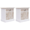 Nachttische 2 Stk. 38x28x45 cm Paulownia Holz