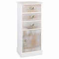 Beistellschrank 38x28x86 cm Massivholz Paulownia