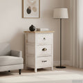 Beistellschrank 35x25x57 cm Massivholz Paulownia