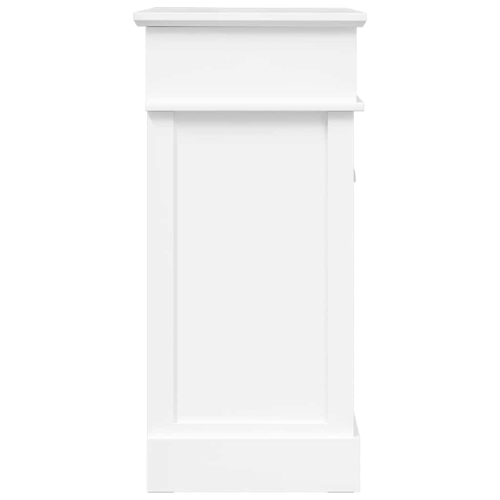 Schuhschrank Weiß 50 x 28 x 58 cm Paulownia Holz