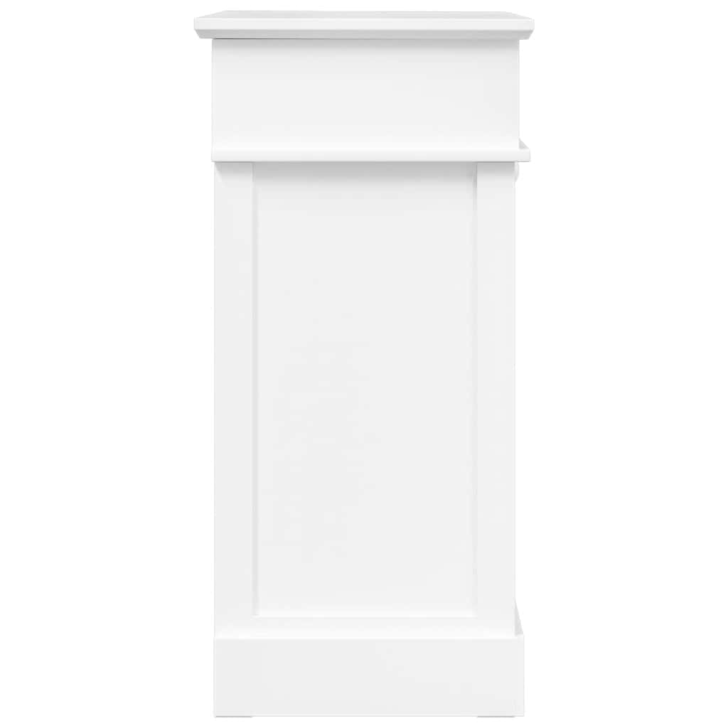 Schuhschrank Weiß 50 x 28 x 58 cm Paulownia Holz