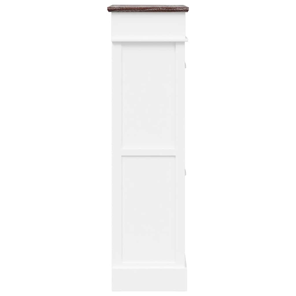 Schuhschrank Braun 50 x 28 x 98 cm Paulownia Holz