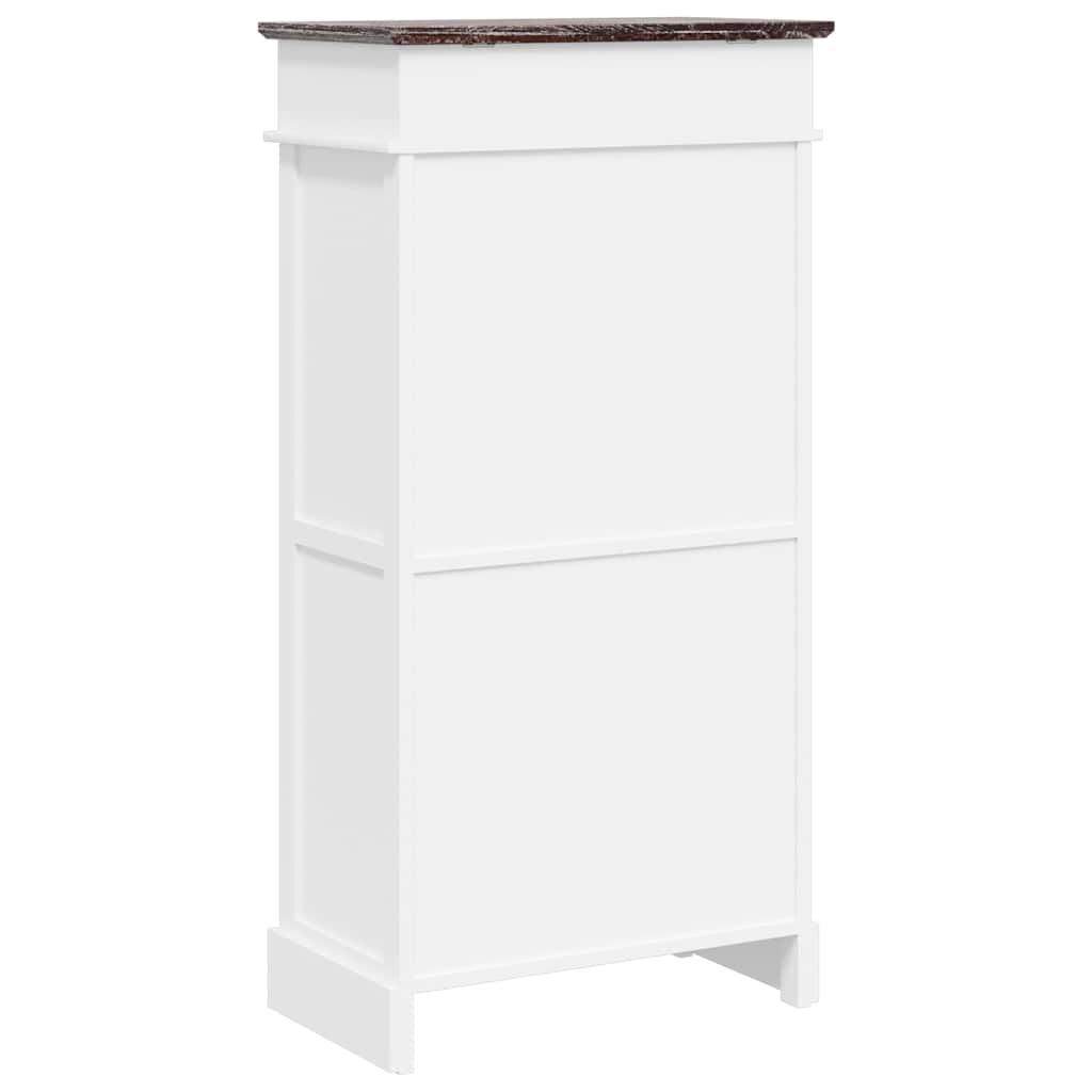 Schuhschrank Braun 50 x 28 x 98 cm Paulownia Holz