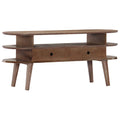 TV-Schrank 110×35×50 cm Massivholz Akazie
