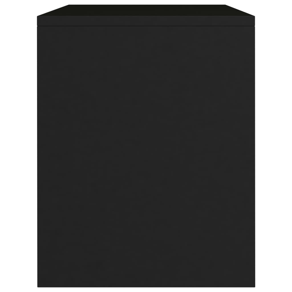 Nachttische 2 Stk. Schwarz 40x30x40 cm Holzwerkstoff