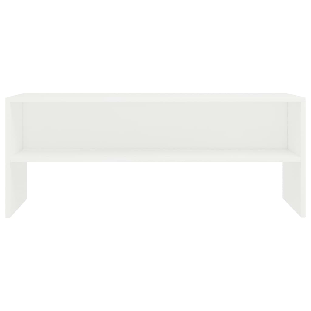 TV-Schrank Weiß 100x40x40 cm Holzwerkstoff