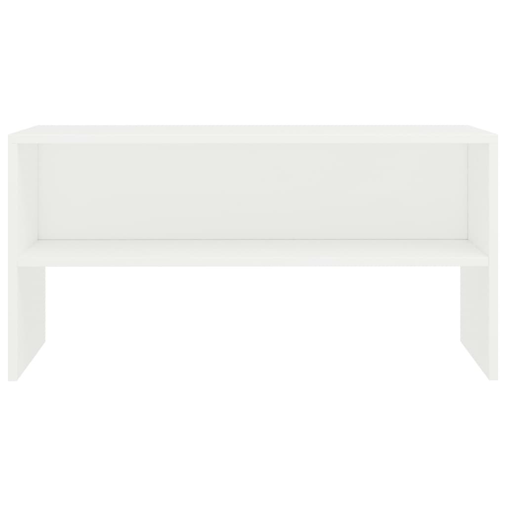 TV-Schrank Weiß 80x40x40cm Holzwerkstoff