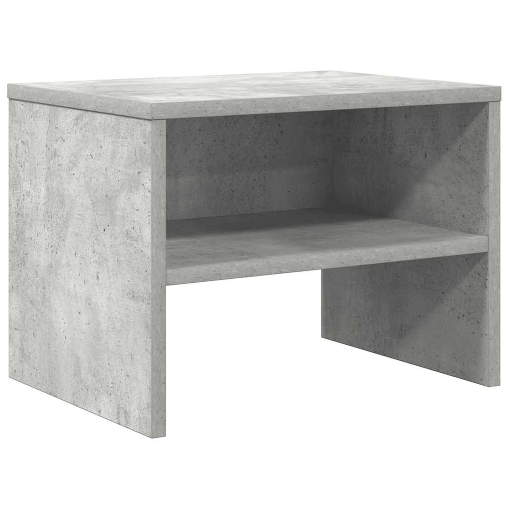 Nachttisch Betongrau 40x30x30 cm Holzwerkstoff
