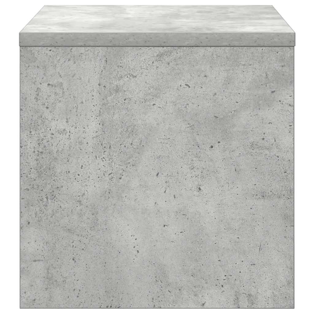 Nachttisch Betongrau 40x30x30 cm Holzwerkstoff