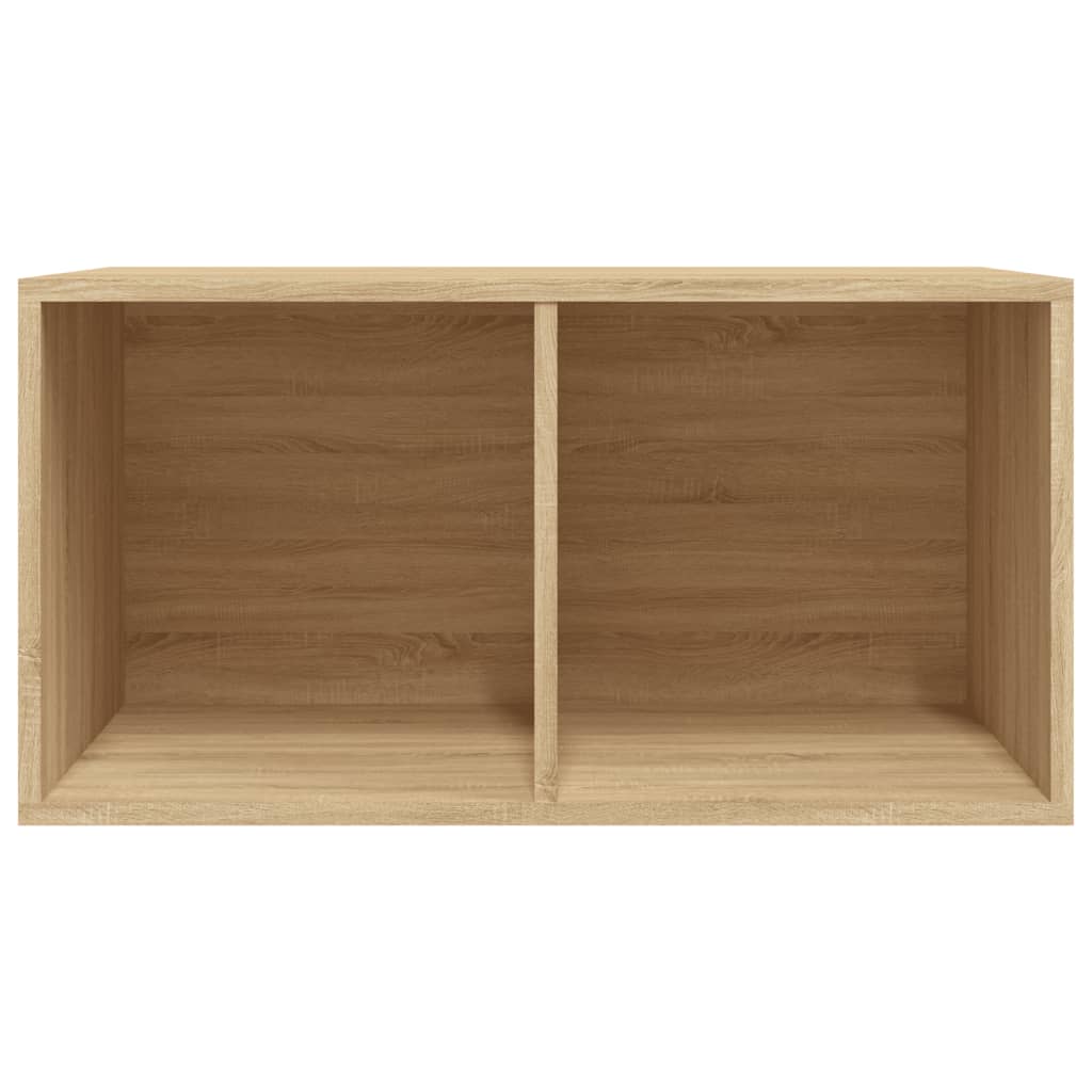 Schallplatten-Aufbewahrungsbox Sonoma Eiche 71x34x36 cm